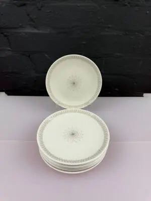 Royal Doulton Morning Star T.C1026 Tea / Side Plates 16 cm Wide Set of 8