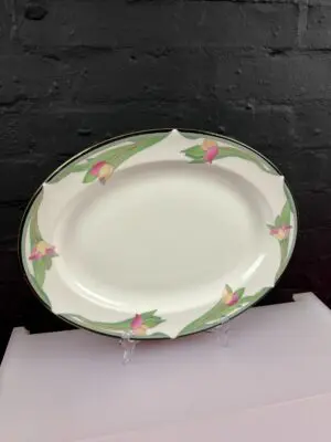 Royal Doulton Vogue Awakening TC1162 Oval Carving Serving Platter Plate 16.25"