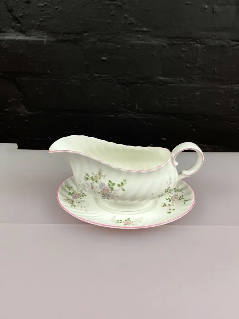 St Michael Marks & Spencer Melrose Gravy Boat Sauce Jug and Stand Last 1