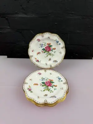 4 x Royal Crown Derby Days A1293 Fluted Tea Side Plates 15.5 cm 1st Quality Set