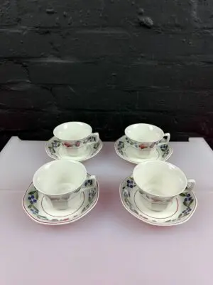 Adams Old Colonial Tea Cups and Saucers 2 Sets of 4 Available