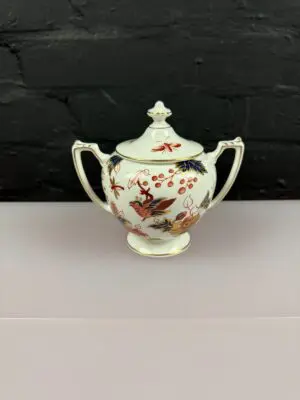 Coalport Hong Kong Lidded Covered Handled Footed Sugar Bowl 2 Available