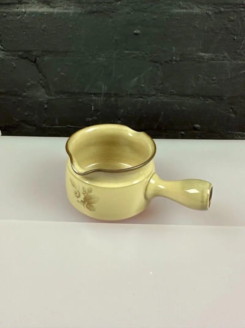 Denby Images / Memories Solid Handled Gravy Boat / Sauce Jug Twin Pour