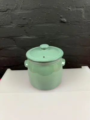 Denby Regency Green Large 6 Pint Lidded Stew Stock Casserole Pot 8.5" High RARE