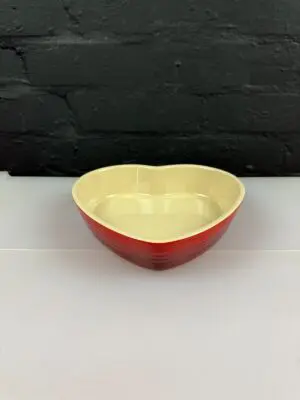 Le Creuset Open Vegetable Serving Dish Heart Dish Cherry Red 20 cm x 4.5 cm 0641