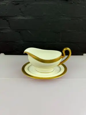 Minton K159 Buckingham Gravy Boat / Sauce Jug and Stand / Drip Plate Set