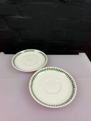 Portmeirion Botanic Garden Replacement Large Breakfast Saucers 20 cm 2 Sets of 2