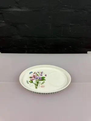 Portmeirion Botanic Garden Sweet Pea Oval Plate / Tray For Mug 20 cm x 14 cm