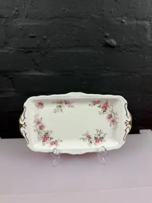 Royal Albert Lavender Rose Rectangle Sandwich Plate / Tray 29.5 cm