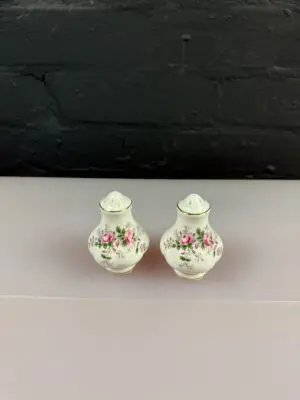 Royal Albert Lavender Rose Salt and Pepper Pots / Shakers Cruet 4 Sets Available