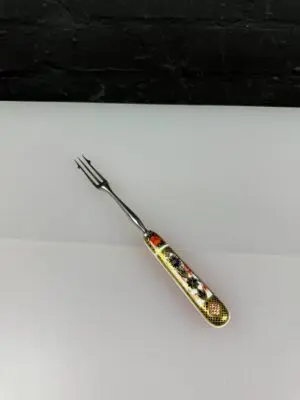 Royal Crown Derby Old Imari 1128 Pickle Fork 8.75" Long