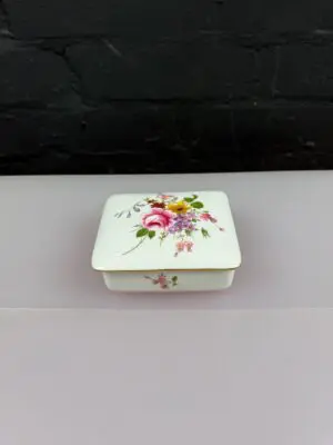 Royal Crown Derby Posies Covered Trinket Card Box 1st Quality