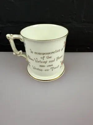 Royal Crown Derby Posies Mug / Cup 7.8 cm High IX 1946 1st Quality Victory Peace