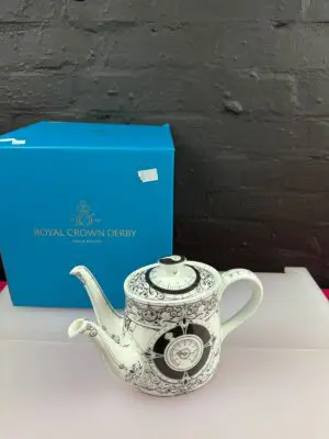 Royal Crown Derby Steampunk Large Teapot 2 Spouts MMXVI 2016 1st Quality Boxed
