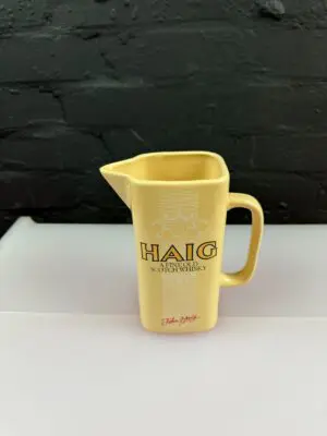 Seton Pottery Haig Scotch Scotch Whisky Water Jug 17 cm High