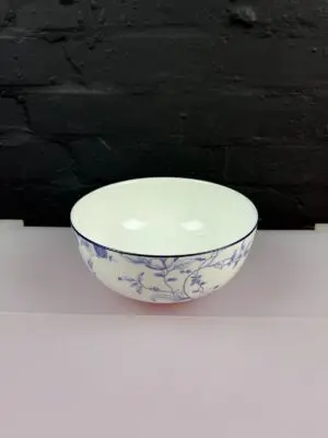 Wedgwood Blue Plum Fruit Salad Serving Bowl 21 cm Wide x 9.5 cm High 2 Available