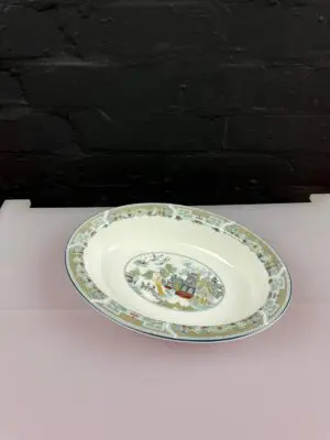 Wedgwood Chinese Legend Open Oval Vegetable Serving Dish / Bowl 11" x 8"