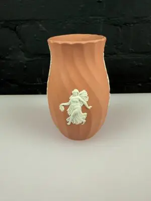 Wedgwood Jasper Ware Terracotta 12 cm High Dancing Hours Vase