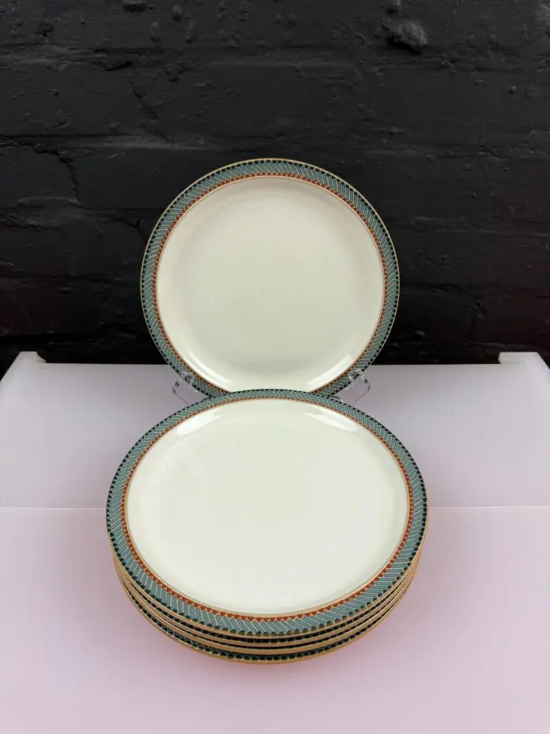 5 x Denby Luxor Salad Plates 8.5" Wide 1st Quality Set