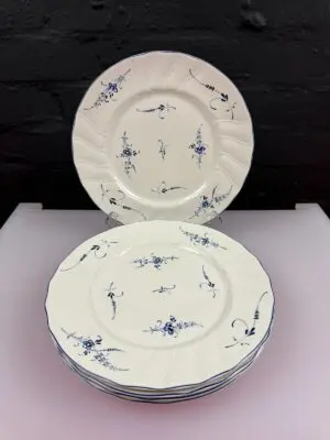 5 x Villeroy & and Boch Luxembourg Vieux Dinner Plates 26 cm Wide Set