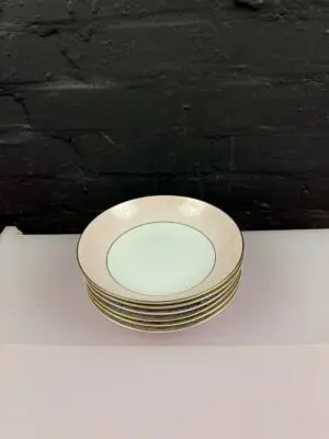 6 x Noritake Stratford 5652 Cereal / Soup Bowls 7.4" Wide Set