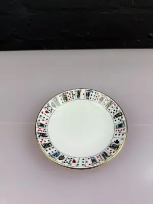 Churchill Queens Fine Bone China Cut For Coffee Trinket Dish 12.5 cm Wide