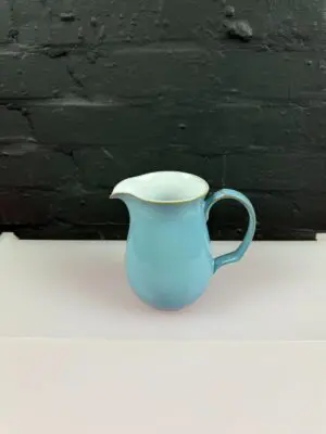 Denby Colonial Blue Custard / Gravy Jug 6" High 1.25 Pints