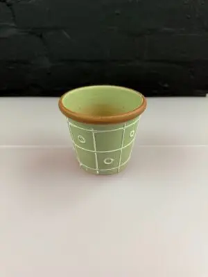 Denby Ferndale Small Planter / Plant Pot 10 cm Wide x 9 cm High