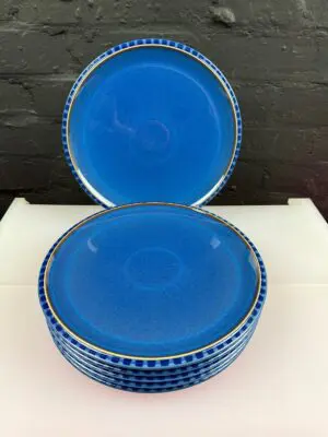 Denby Reflex Dinner Plates 27 cm Wide Set of 6