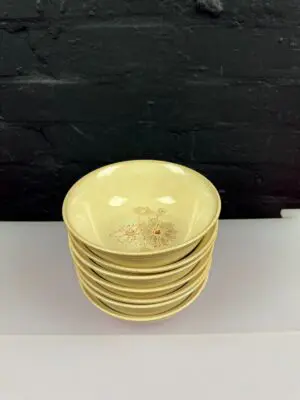 Denby Sandalwood / Maplewood Cereal Bowls 6.5" Wide Set of 7