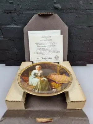 Knowles Reminiscing In The Quiet Plate Boxed Coa