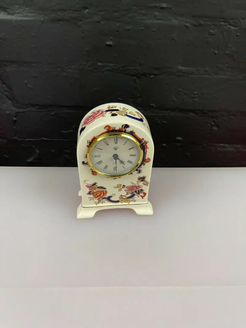 Masons Ironstone Blue Mandalay Clock 5.75" High
