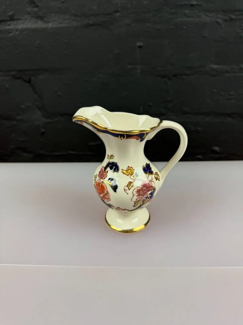 Masons Ironstone Blue Mandalay Jug 4.75" High