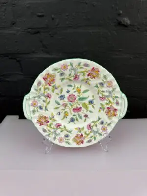 Minton Haddon Hall Eared Cake / Bread Plate 24.5 cm Wide