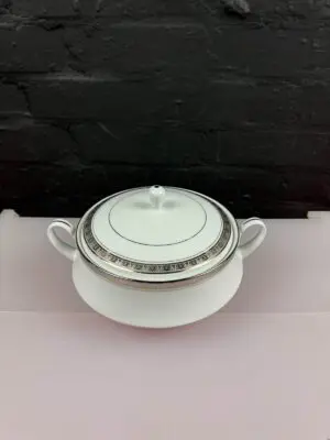 Noritake Legacy Platinum 4281 Covered Vegetable Serving Dish Tureen 4 Available