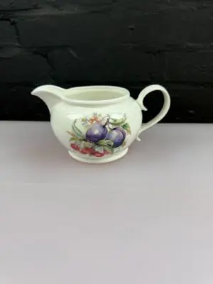 Portmeirion Bone China Fruit Gravy Boat Sauce Jug 9.5 cm High