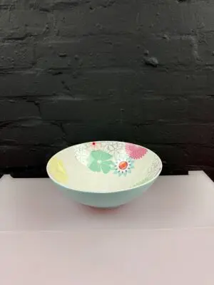 Portmeirion Crazy Daisy Salad Serving Fruit Bowl 10" Wide