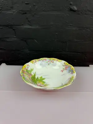 Royal Albert Kentish Rockery Fruit Salad Serving Bowl 9.5" x 2.25" RARE