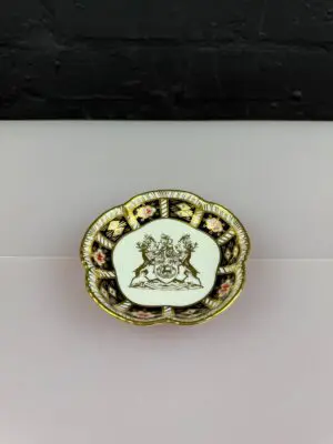 Royal Crown Derby Imari 2451 5 Petal Trinket Dish Tray Derby City Status 1977