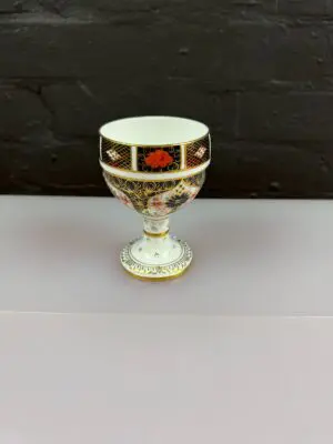 Royal Crown Derby Old Imari 1128 Goblet 4.75" High Damaged AF XXXIV 1971