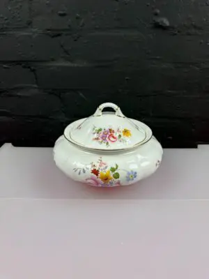 Royal Crown Derby Posies Covered Vegetable Serving Dish Tureen L 1987 2nd