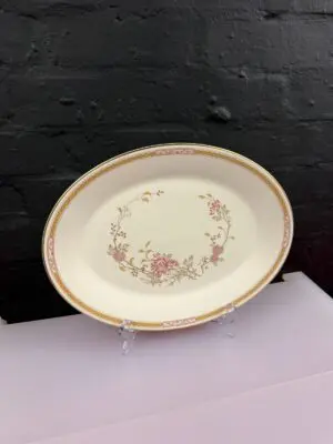 Royal Doulton Lisette H5082 Oval Carving Serving Platter Plate 13.5"