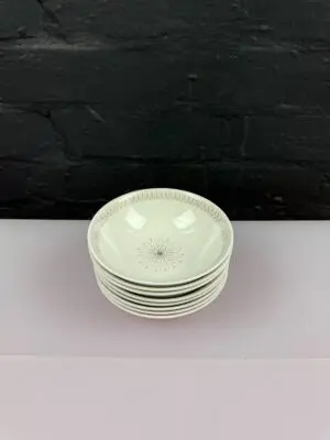 Royal Doulton Morning Star T.C1026 Fruit / Cereal Bowls 5.25" Wide Set of 8