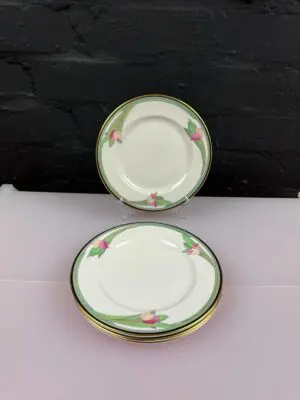 Royal Doulton Vogue Awakening TC1162 Tea / Side Plates 6.5" Wide Set of 4