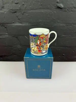 Royal Worcester Christmas Past The Night Before Christmas Tea Coffee Mug 9.5 cm