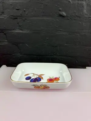 Royal Worcester Evesham Gold Rectangle Vegetable Serving Dish 26.5 cm x 17.5 cm