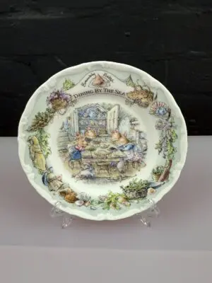Vintage Royal Doulton Brambly Hedge Dining By The Sea Side Tea Plate 16 cm Wide