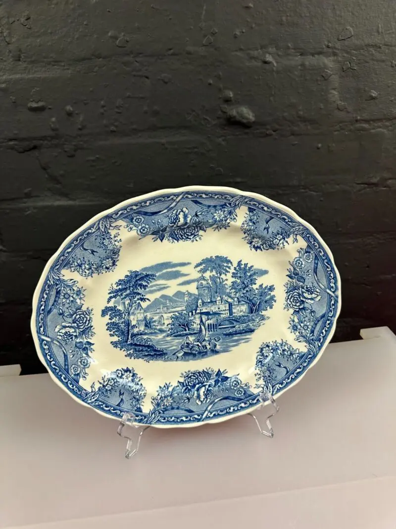 Wedgwood Festoon Dresser Collection Oval Carving Serving Platter Plate 11.75"