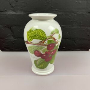 Portmeirion Pomona Duke Cherry Vase 8.25" High