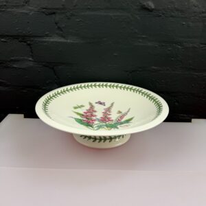 Portmeirion Botanic Garden Large Footed Serving Fruit Bowl Foxglove 30 cm x 8 cm